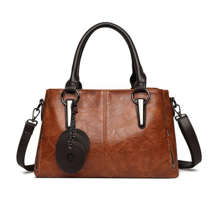 Bolsa de Couro Luxuosa Feminina - Alta Capacidade