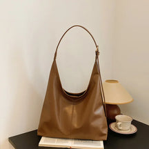 Nova sacola de mão conhecimento de embarque bolsa de ombro feminina retro simples grande bolsa tote