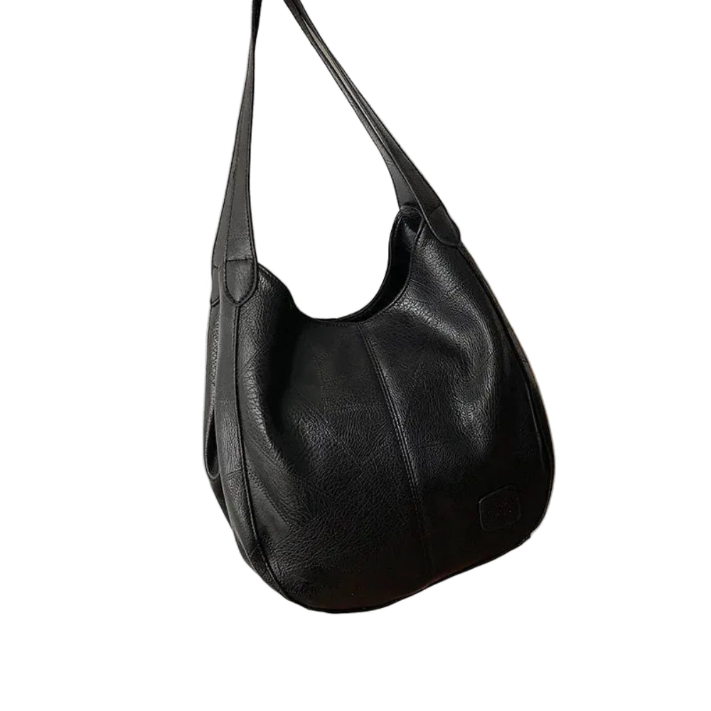 Bolsa Hobo de Couro PU Vintage Feminina