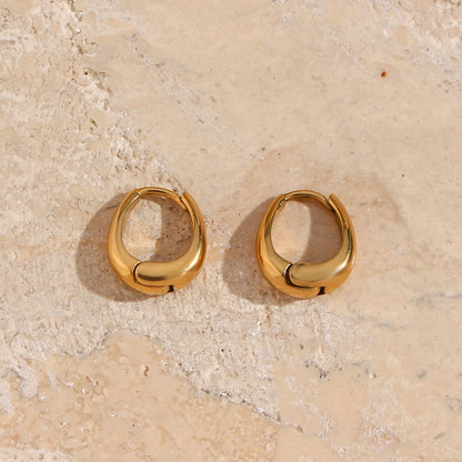 Brincos Pera em Aço Inoxidável