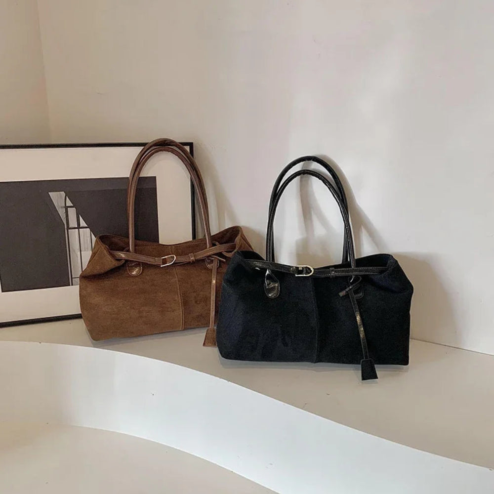 Leftside grande nupck axilas sacos senhora bolsa de ombro para as mulheres 2024 inverno nova tendência moda tendência y2k sacola bolsas