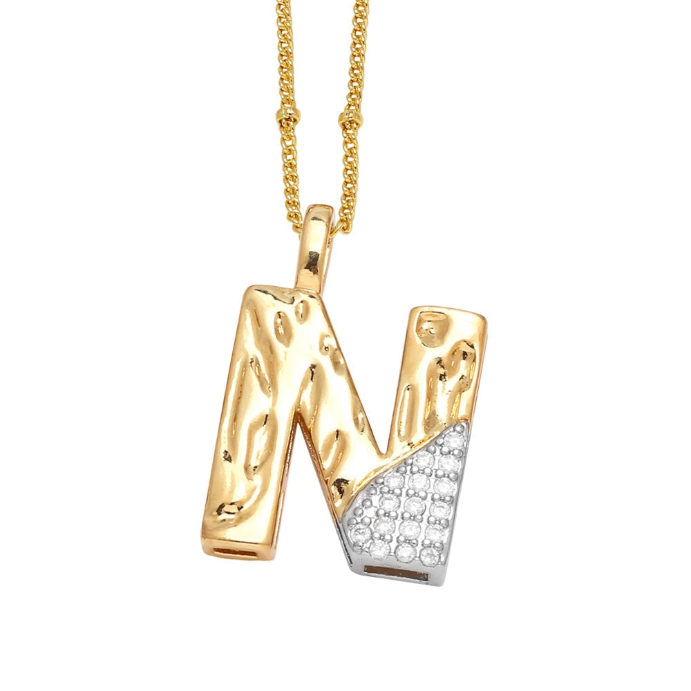 Colar Inicial Personalizado com Cristais FLOLA