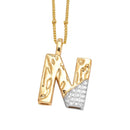 Colar Inicial Personalizado com Cristais FLOLA
