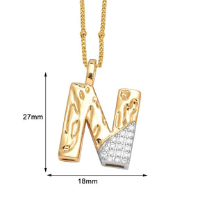 Colar Inicial Personalizado com Cristais FLOLA