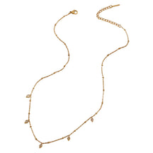 Colar Pingente Rhombus Zircão 18K Banhado a Ouro