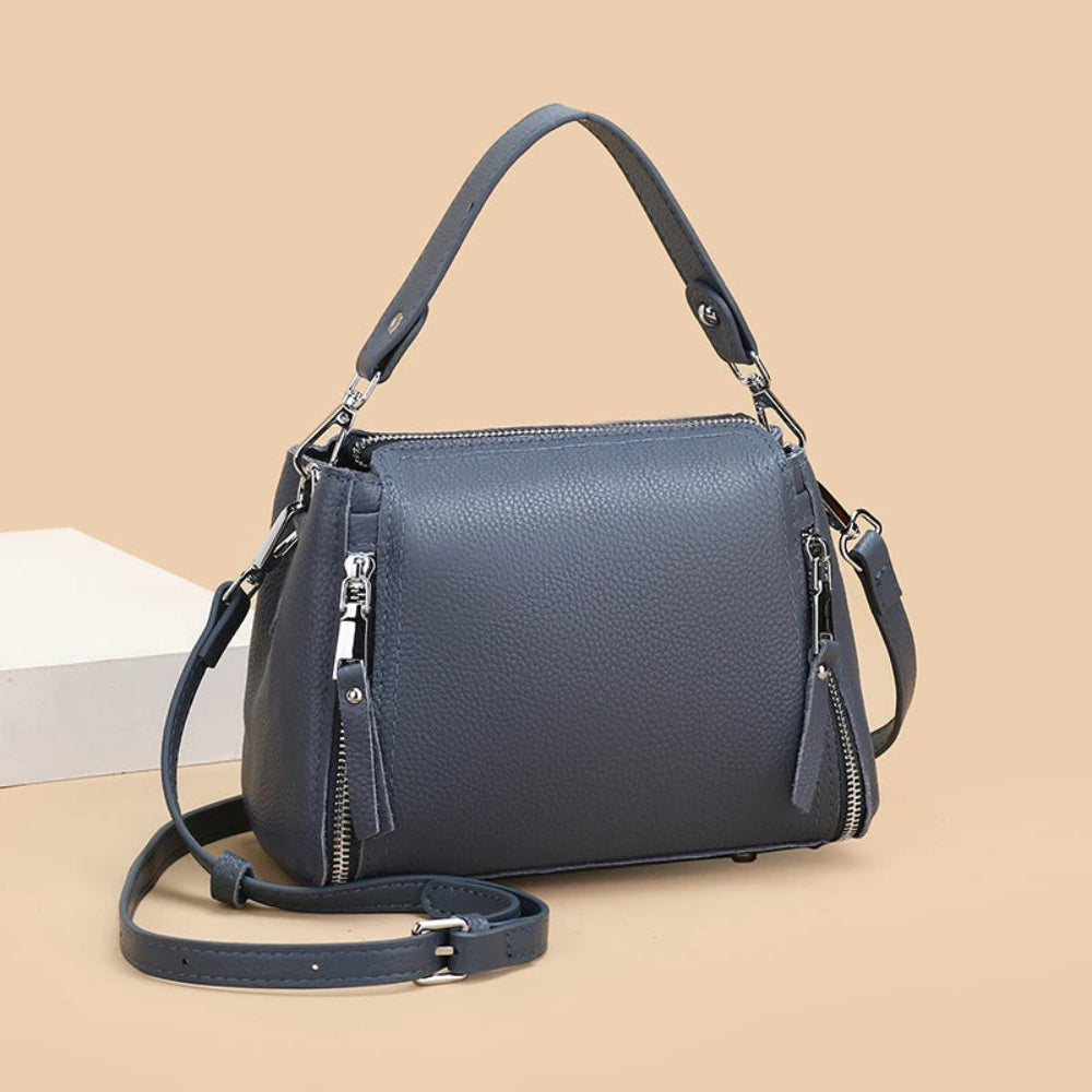 Sacos De Mensageiro De Couro Genuíno Para Mulheres, Bolsas De Alta Capacidade Saco Crossbody De Couro De Luxo, Bolsa De Ombro Feminina, Designer, Viagem