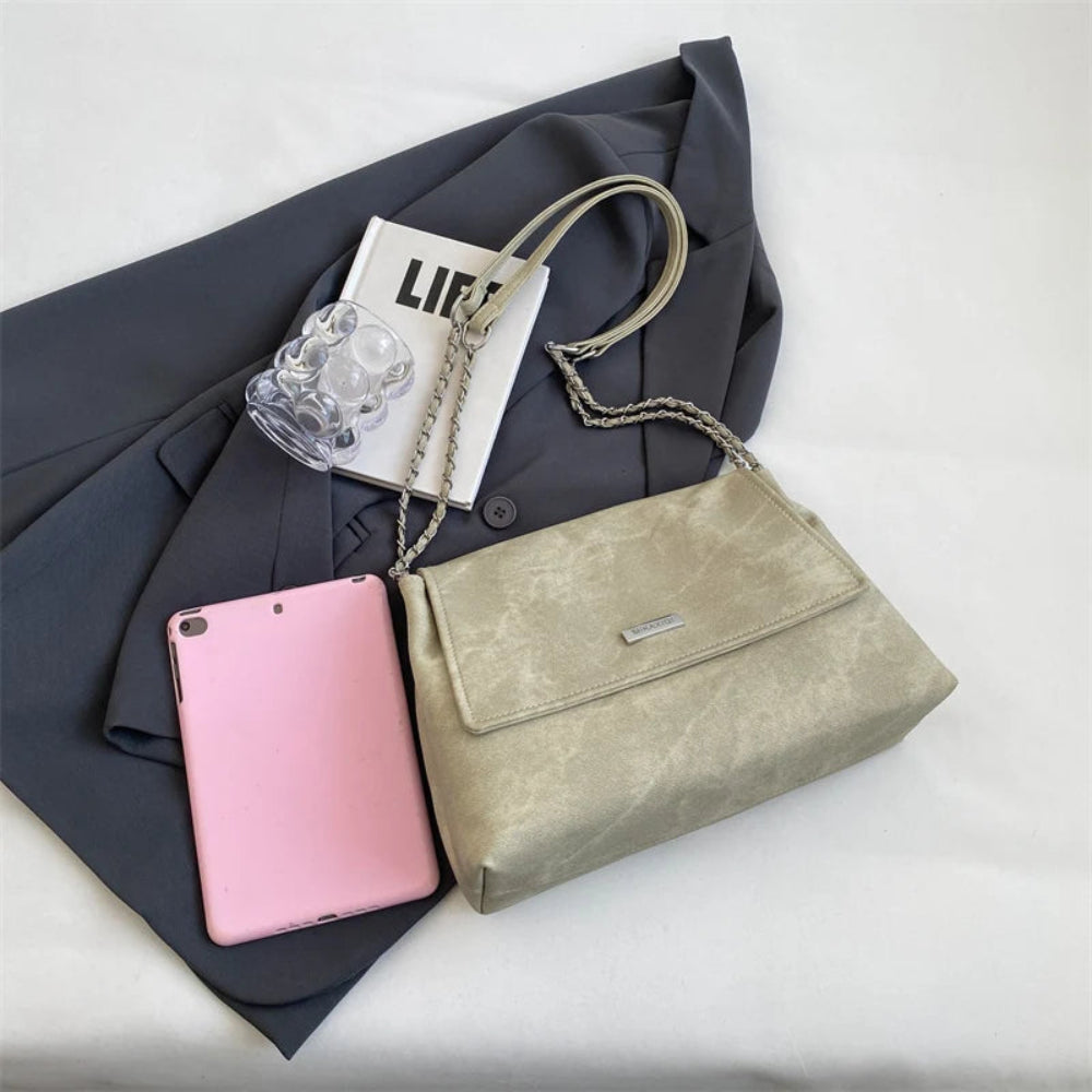 Leftside retro chian couro sacos de ombro para as mulheres simples sacola 2023 inverno crossbody saco senhora viagem bolsas vintage