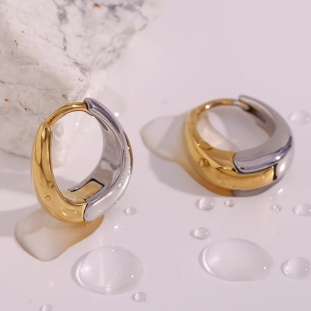 Brincos Pera em Aço Inoxidável