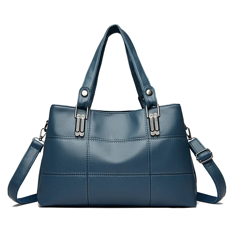 Bolsa de ombro crossbody de couro macio para mulheres sacola casual bolsa de alta qualidade marca designer de luxo, Sac, 2024