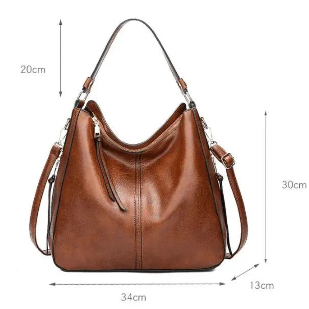 Bolsa Hobo de Couro PU Elegância Atemporal