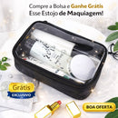 Bolsa Hobo de Couro Plutônio Elegante + Brinde Exclusivo