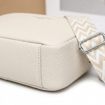Elegante Bolsa Crossbody de Couro Legítimo para Mulheres