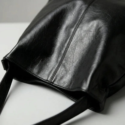 Bolsa de Couro Feminina - Alta Capacidade Retro