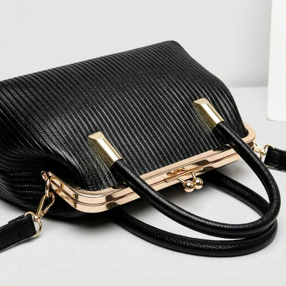 Bolsa Feminina Luxo Couro Transversal e Ombro