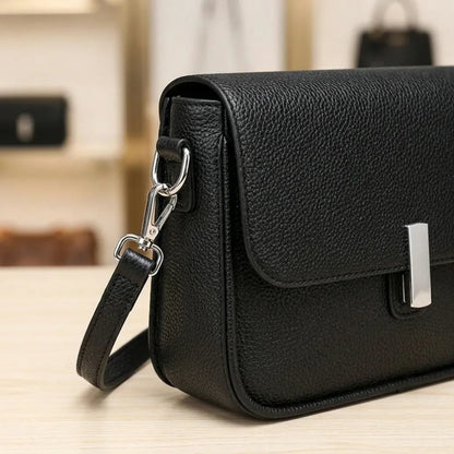 Bolsa Crossbody Luxo em Couro Legítimo para Mulheres
