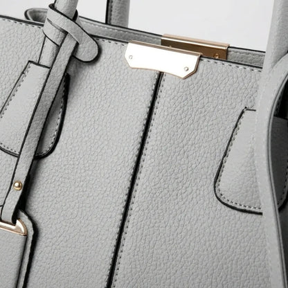 Elegante Bolsa de Couro Plutônio Feminina