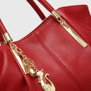 Bolsa Feminina de Luxo em Couro PU com Alça Superior