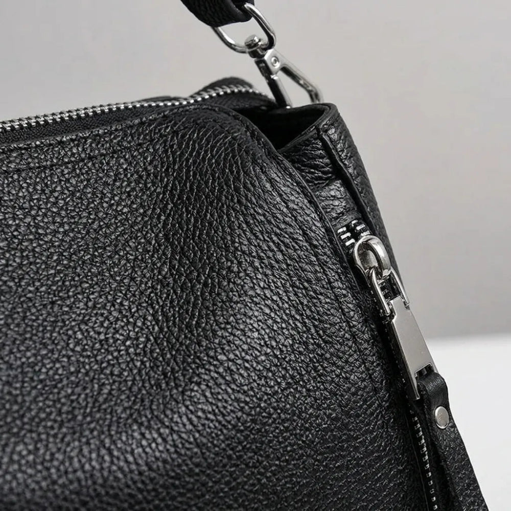 Bolsa Crossbody de Couro Legítimo Feminina de Luxo