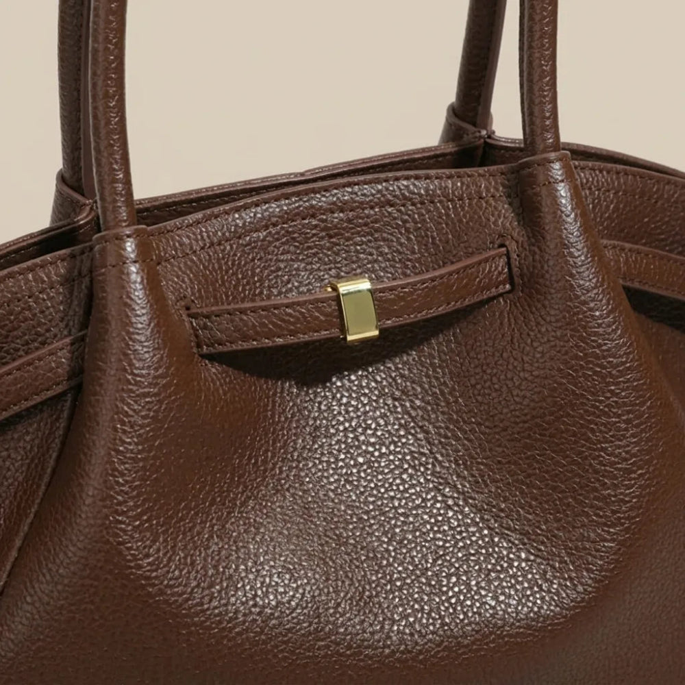 Bolsa Tote de Couro PU com Grande Capacidade