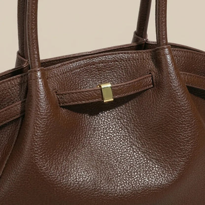 Bolsa Tote de Couro PU com Grande Capacidade