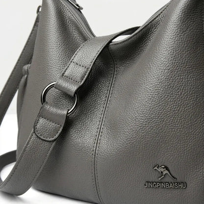 Bolsa de Couro Macio para Mulheres - Design Elegante