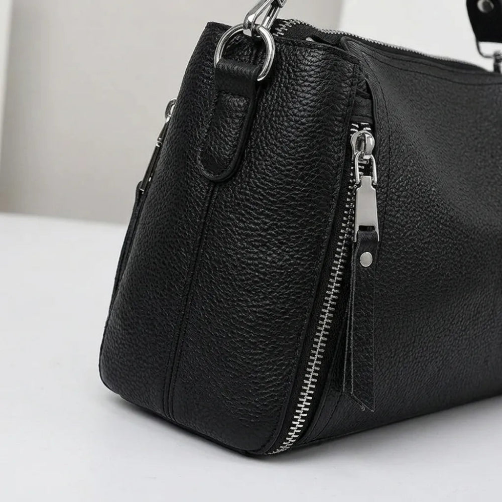 Bolsa Crossbody de Couro Legítimo Feminina de Luxo