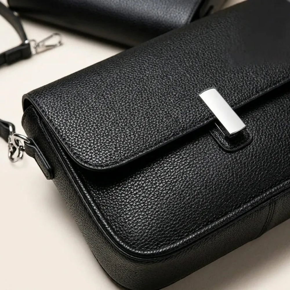 Bolsa Crossbody Luxo em Couro Legítimo para Mulheres