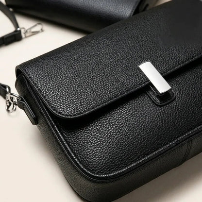 Bolsa Crossbody Luxo em Couro Legítimo para Mulheres