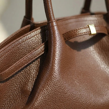 Bolsa Tote de Couro PU com Grande Capacidade