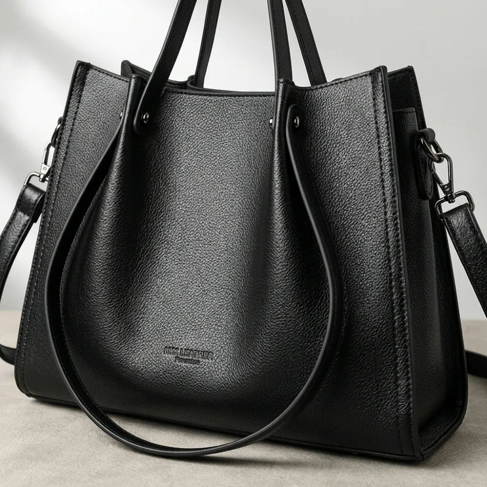 Bolsa de Ombro Luxuosa em Couro de Alta Qualidade
