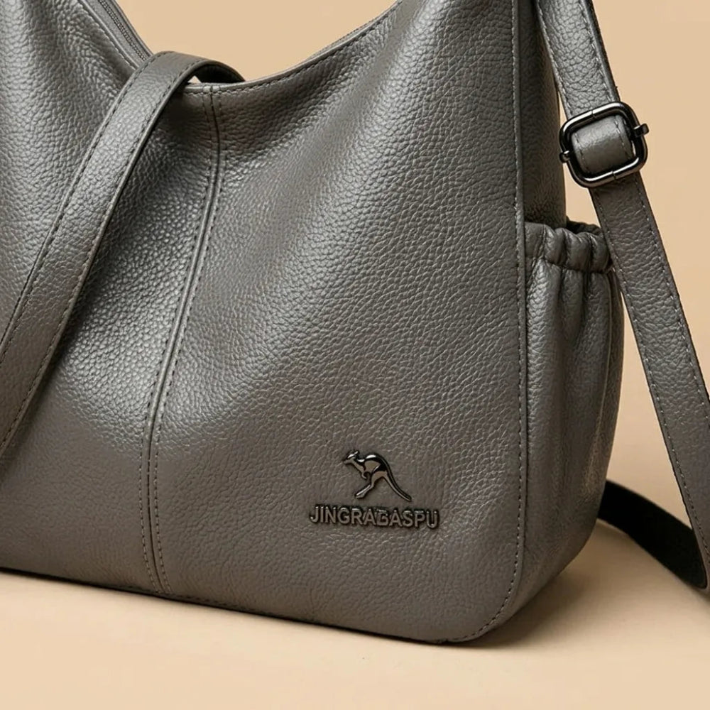 Bolsa de Couro Macio para Mulheres - Design Elegante