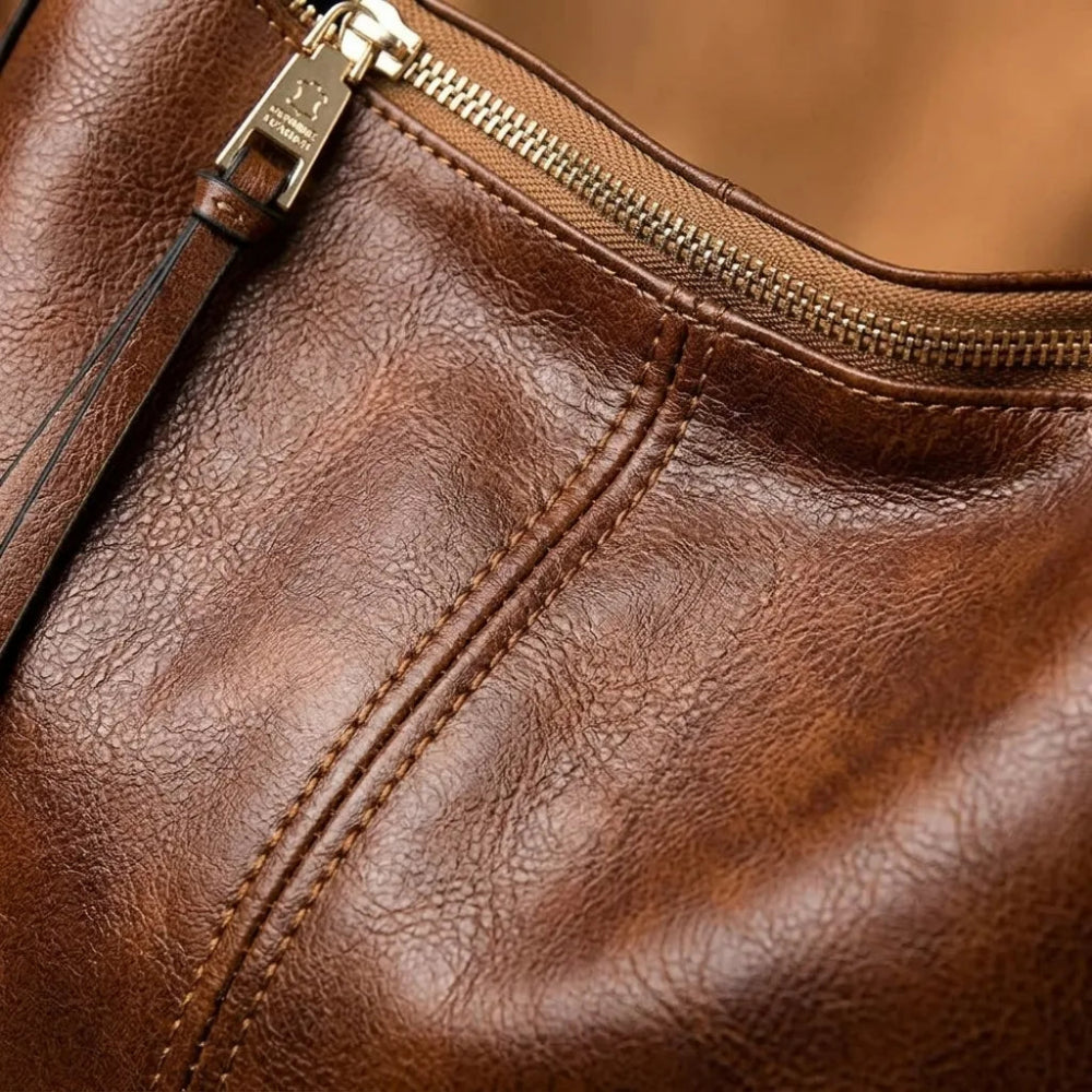 Bolsa Hobo de Couro PU Elegância Atemporal