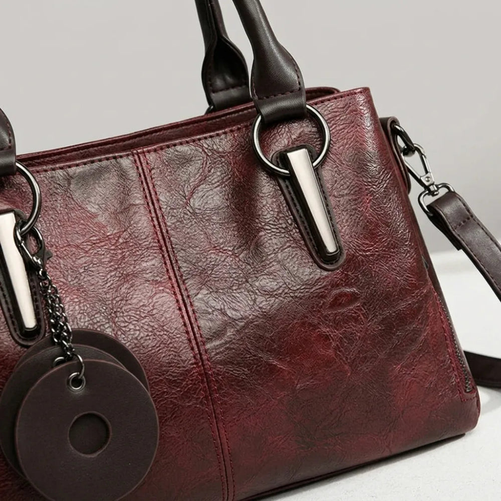 Bolsa de Couro Luxuosa Feminina - Alta Capacidade