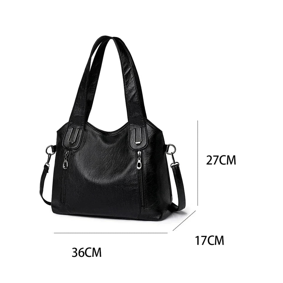 Bolsa Crossbody em Couro Amymang