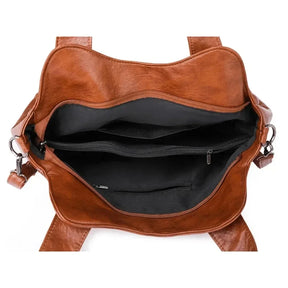 Bolsa Crossbody em Couro Amymang