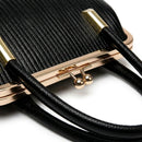 Bolsa Feminina Luxo Couro Transversal e Ombro