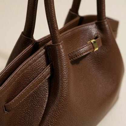 Bolsa Tote de Couro PU com Grande Capacidade