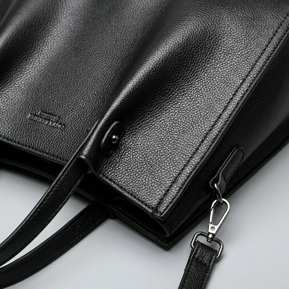 Bolsa de Ombro Luxuosa em Couro de Alta Qualidade