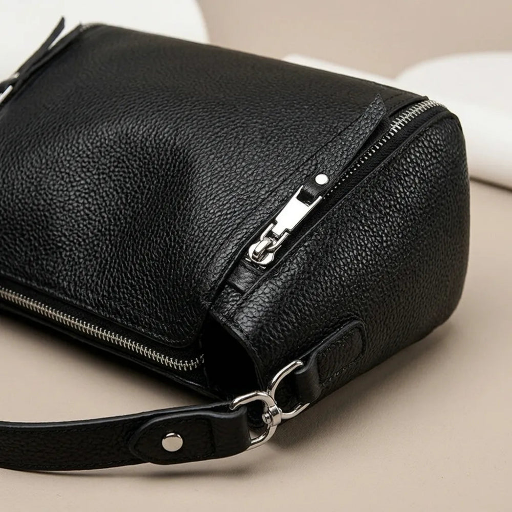Bolsa Crossbody de Couro Legítimo Feminina de Luxo