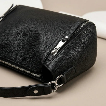Bolsa Crossbody de Couro Legítimo Feminina de Luxo