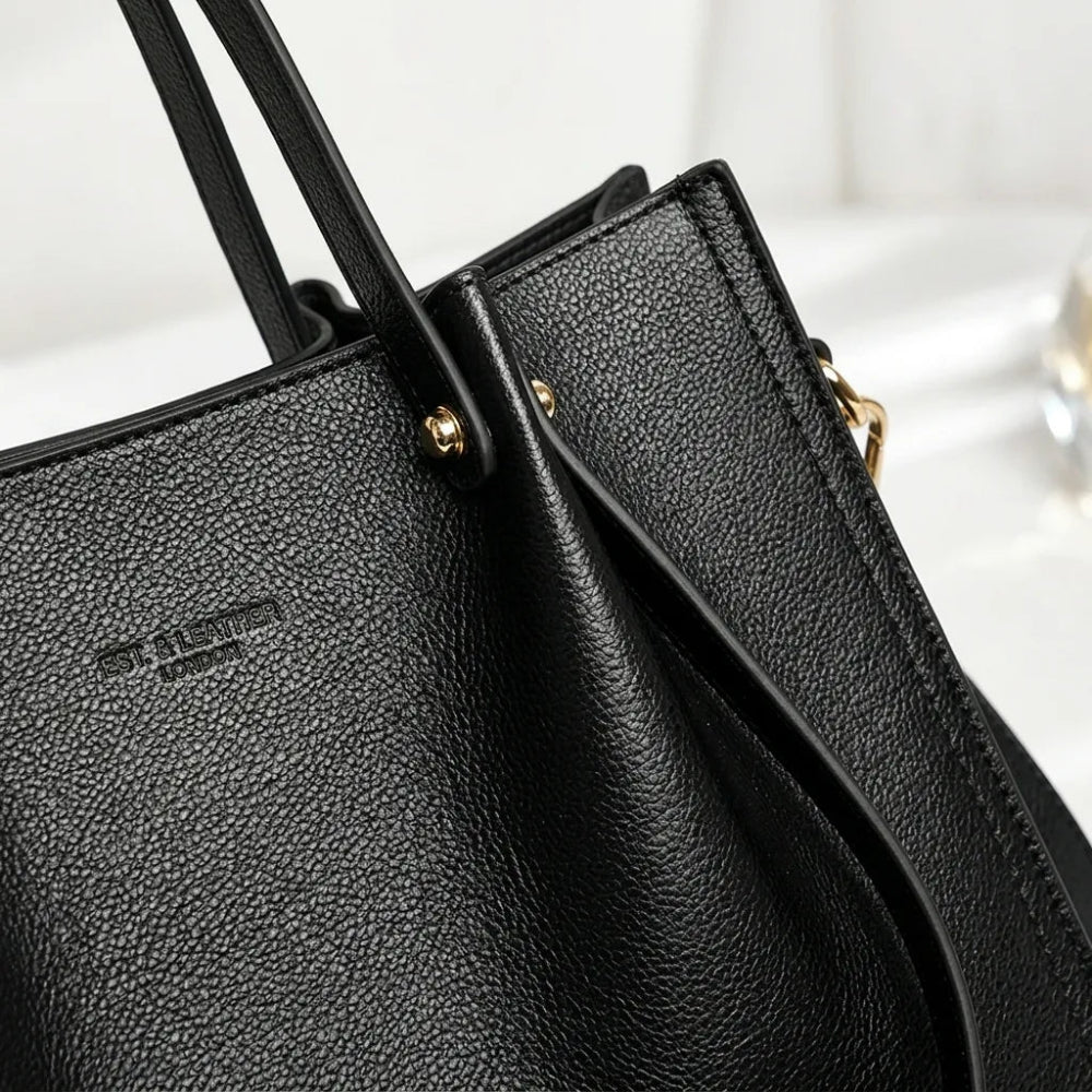 Bolsa de Ombro Luxuosa em Couro de Alta Qualidade