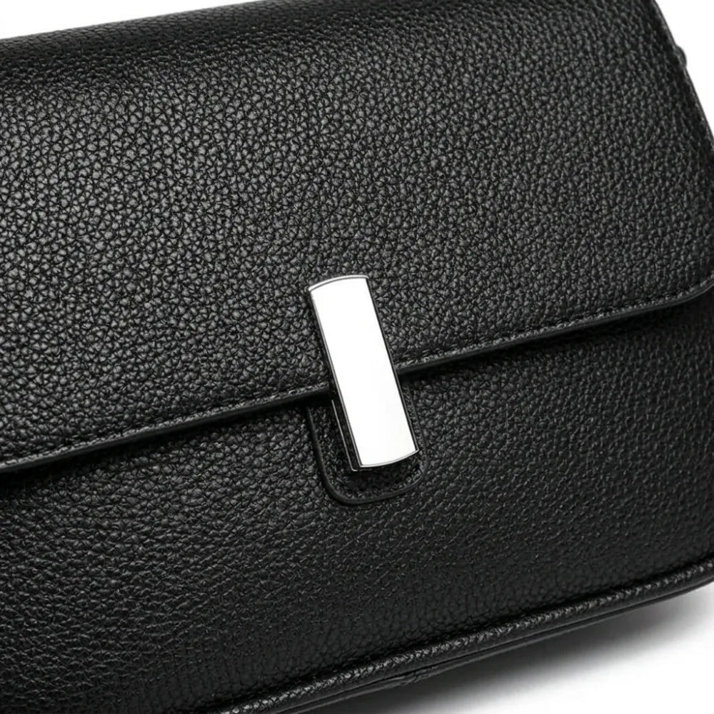 Bolsa Crossbody Luxo em Couro Legítimo para Mulheres