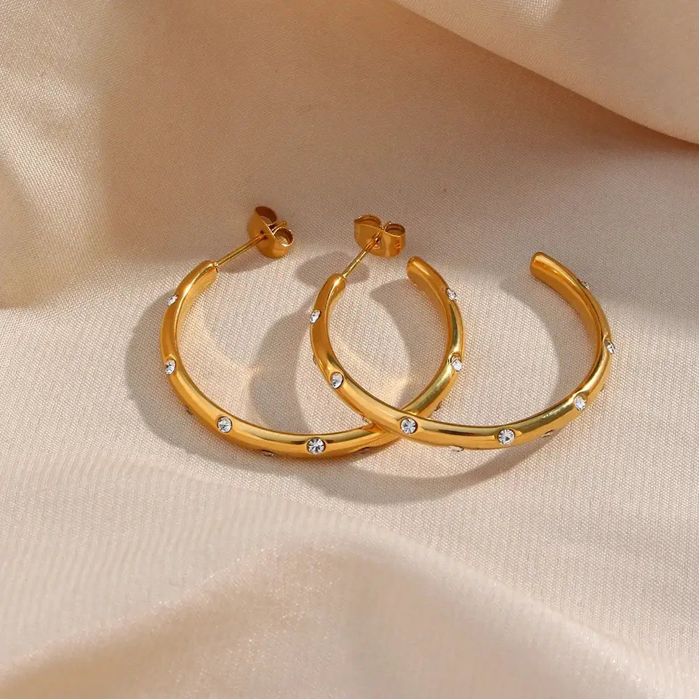 Brincos Verão Banhado a Ouro