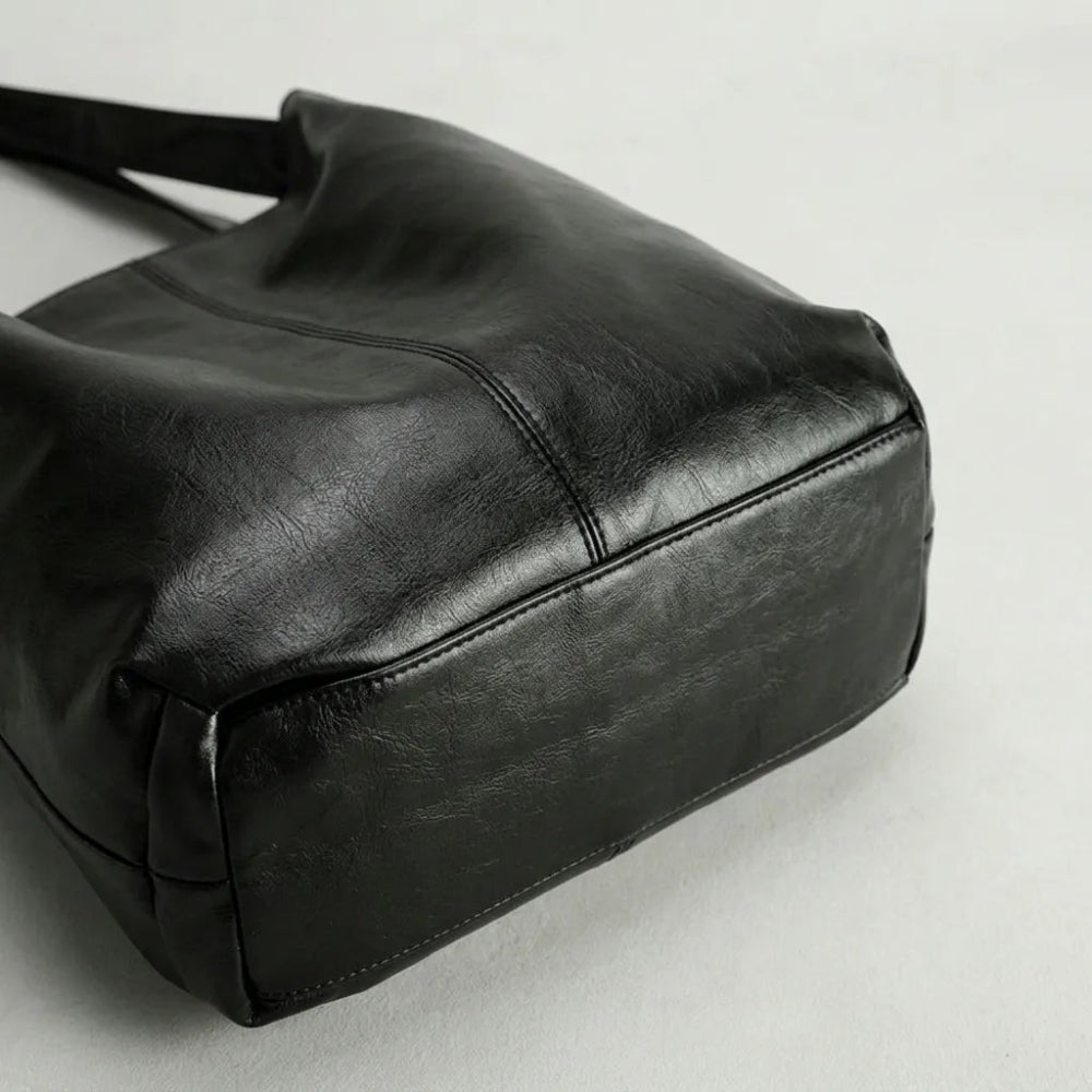 Bolsa de Couro Feminina - Alta Capacidade Retro