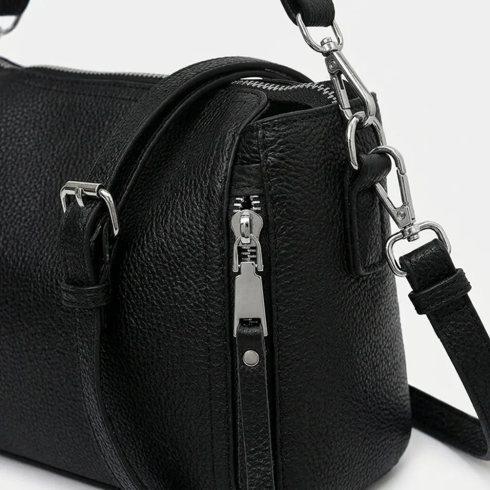Bolsa Crossbody de Couro Legítimo Feminina de Luxo