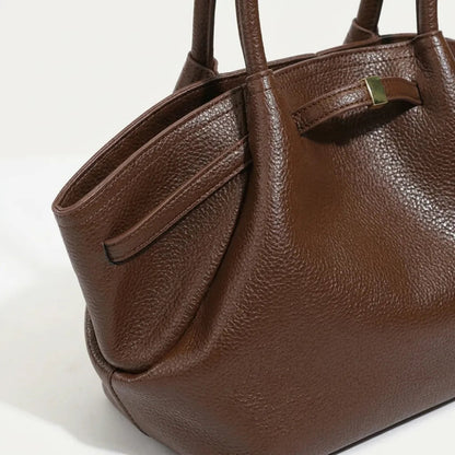 Bolsa Tote de Couro PU com Grande Capacidade