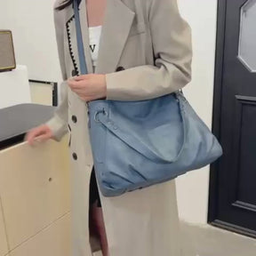 Bolsa de Couro Luxuosa com Grande Capacidade