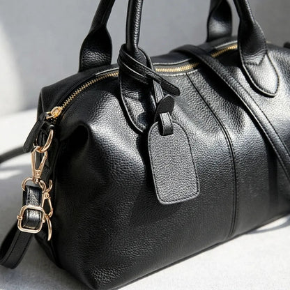 Bolsa de Ombro em Couro Macio - Elegância Casual