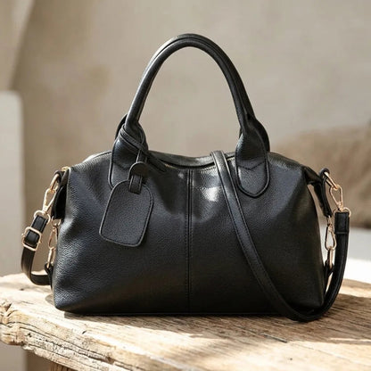 Bolsa de Ombro em Couro Macio - Elegância Casual