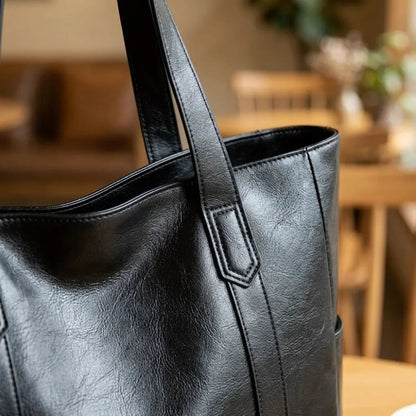 Bolsa Tote Vegana de Grande Capacidade